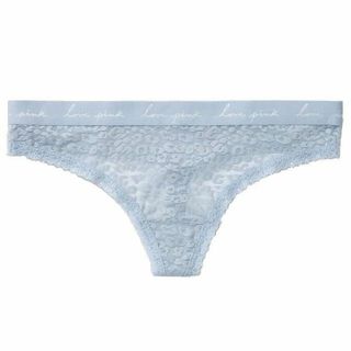 ヴィクトリアズシークレット(Victoria's Secret)のVICTORIA'S SECRET ロゴレースソング ブルー XS Tバック(ショーツ)