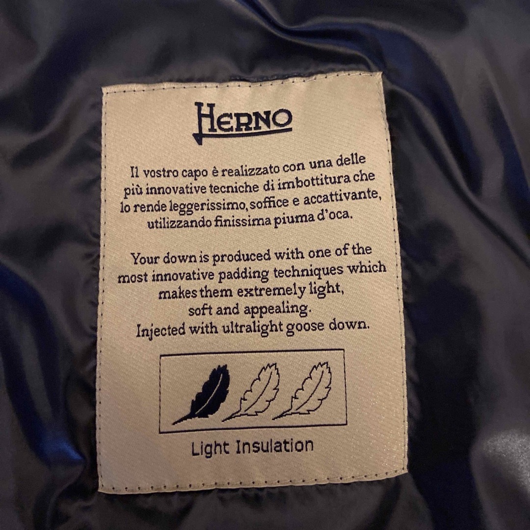 HERNO(ヘルノ)のヘルノ　ダウンベスト  ICONICO  ファスナー破損 レディースのジャケット/アウター(ダウンベスト)の商品写真