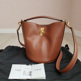 セリーヌ(celine)の美品 CELINEセリーヌ ティーン バケット16(セーズ)2wayバッグ(ショルダーバッグ)