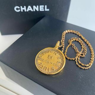 CHANEL ネックレス　ひまわり　ゴールド　ヴィンテージ　ビンテージ　オールド