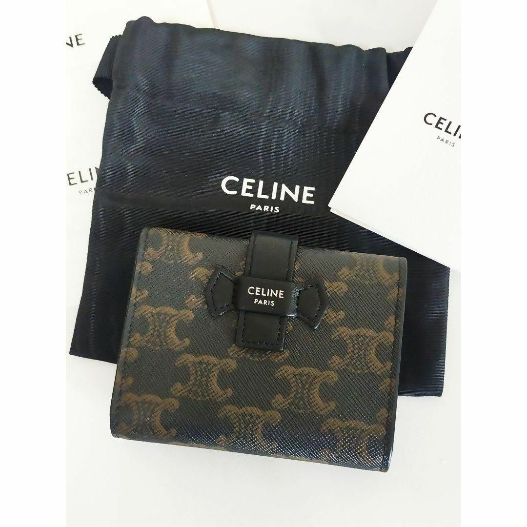 celine(セリーヌ)のCELINE セリーヌ ファイン ストラップ ウォレット TK325 レディースのファッション小物(財布)の商品写真