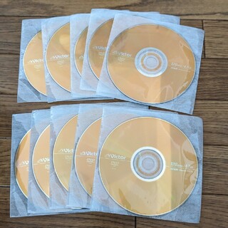 ビクター(Victor)のDVD-RW 10枚セット【中古品】ビクター製(その他)