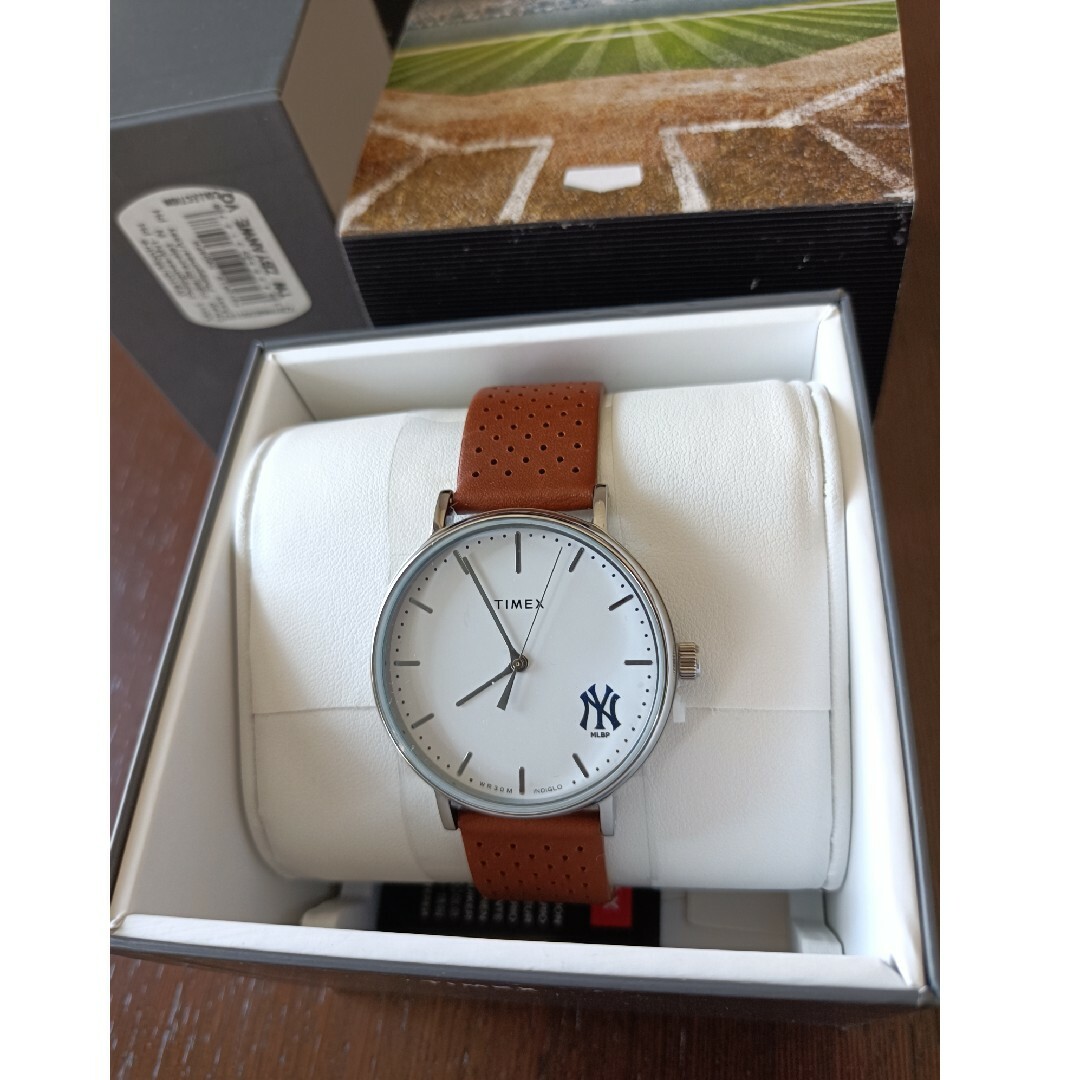 TIMEX タイメックス ジャーリーグコラボ ヤンキース 新品未使用 メンズの時計(レザーベルト)の商品写真