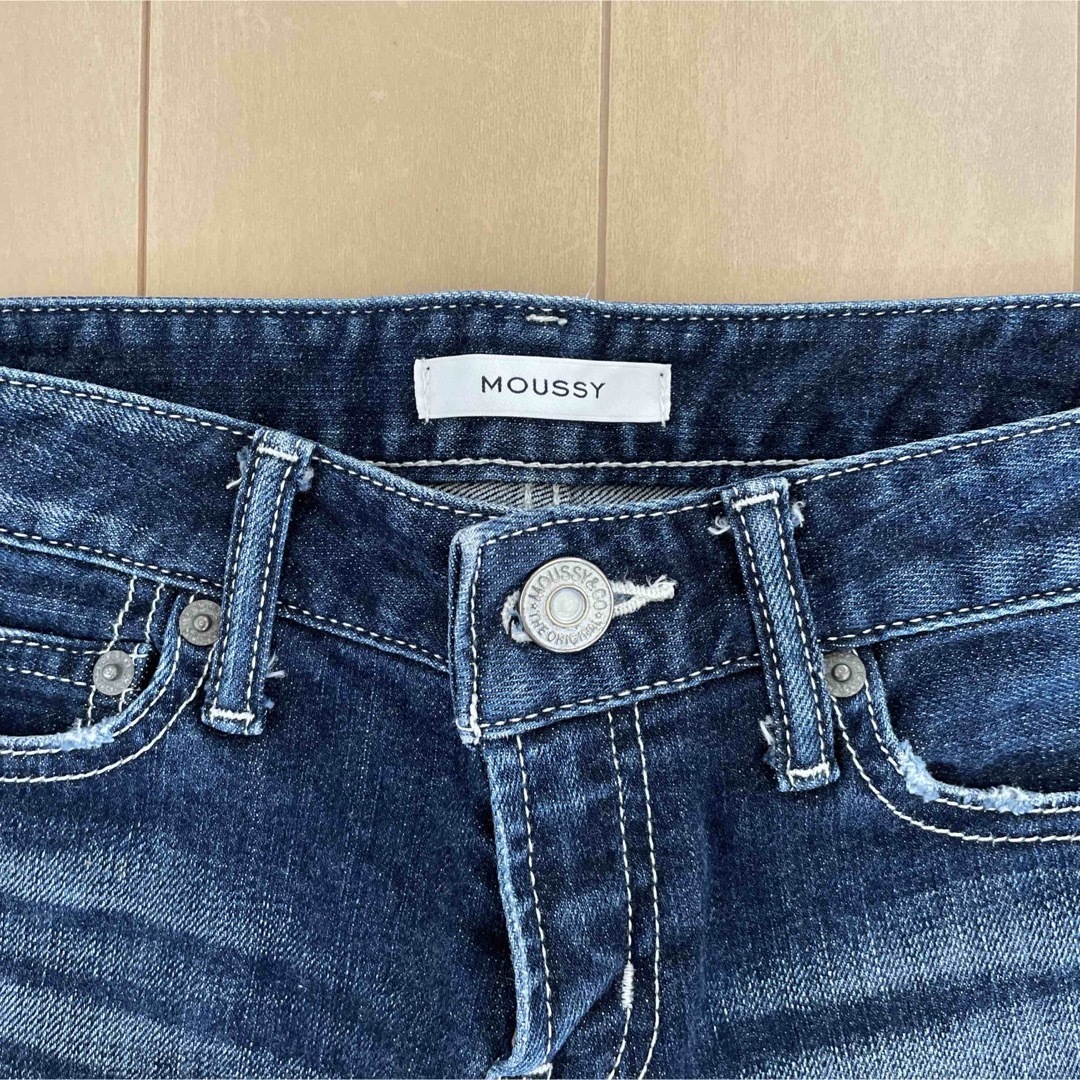 moussy(マウジー)のMOUSSY マウジー　25インチ　スキニー　デニム　レディース レディースのパンツ(スキニーパンツ)の商品写真