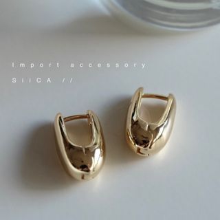 マメ(mame)の【K18コーティング】ピアス No.P2341 GOLD(ピアス)