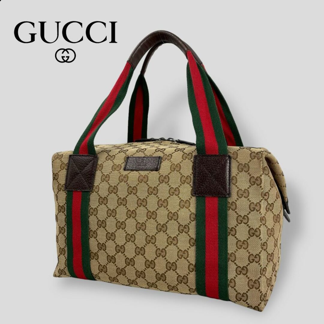 GUCCI グッチ ミニボストンバッグ GG シェリーライン-
