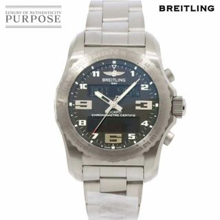 ブライトリング(BREITLING)の新品同様 ブライトリング BREITLING コックピットB50 クロノグラフ EB5010 メンズ 腕時計 ブラック 文字盤 クォーツ Cockpit VLP 90181617(腕時計(デジタル))