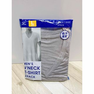 ミズノ(MIZUNO)のコストコ　ミズノ　V首　半袖シャツ　ベイパーシルバーLサイズ(Tシャツ/カットソー(半袖/袖なし))