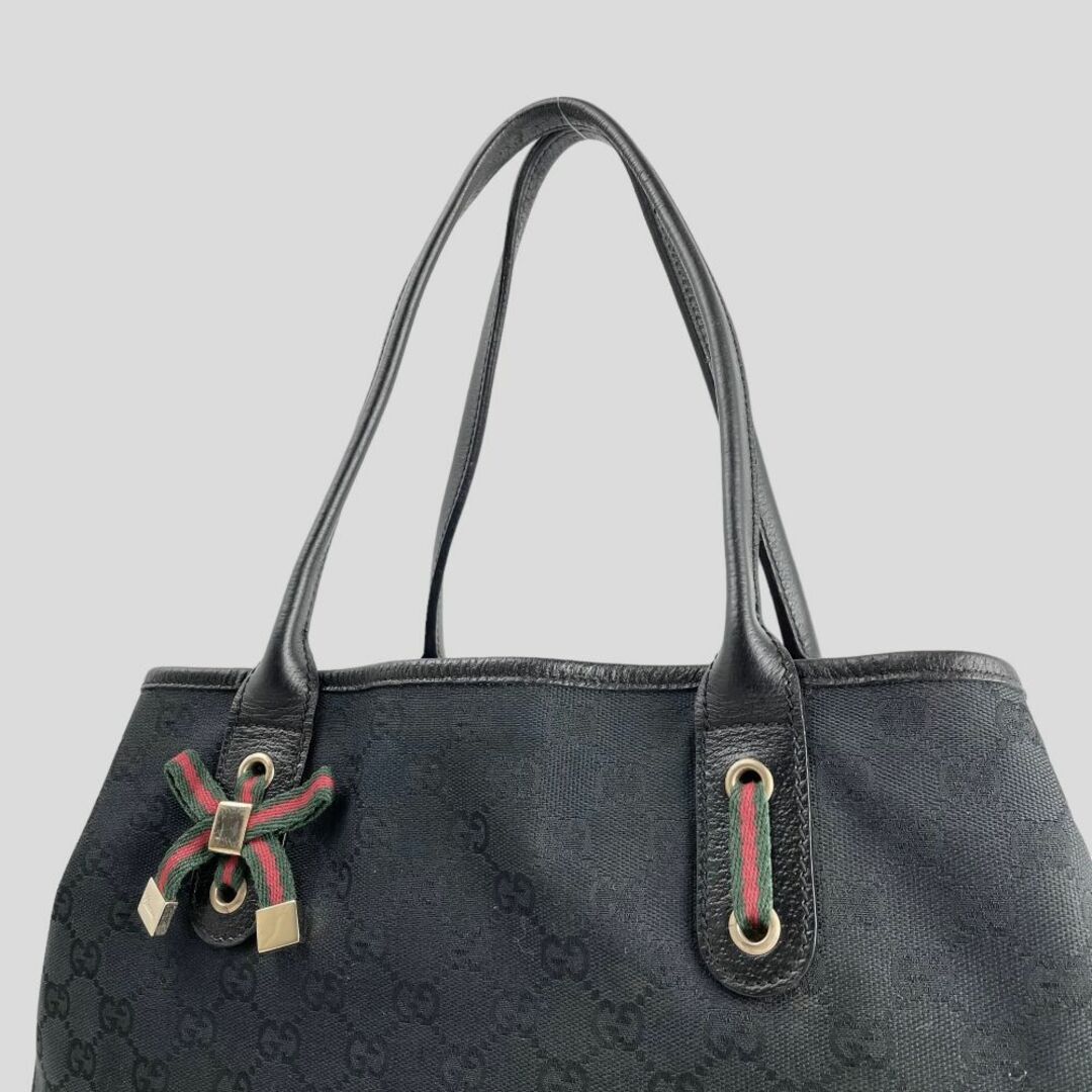 Gucci - □GUCCI グッチ□ GGキャンバス シェリーライン トート