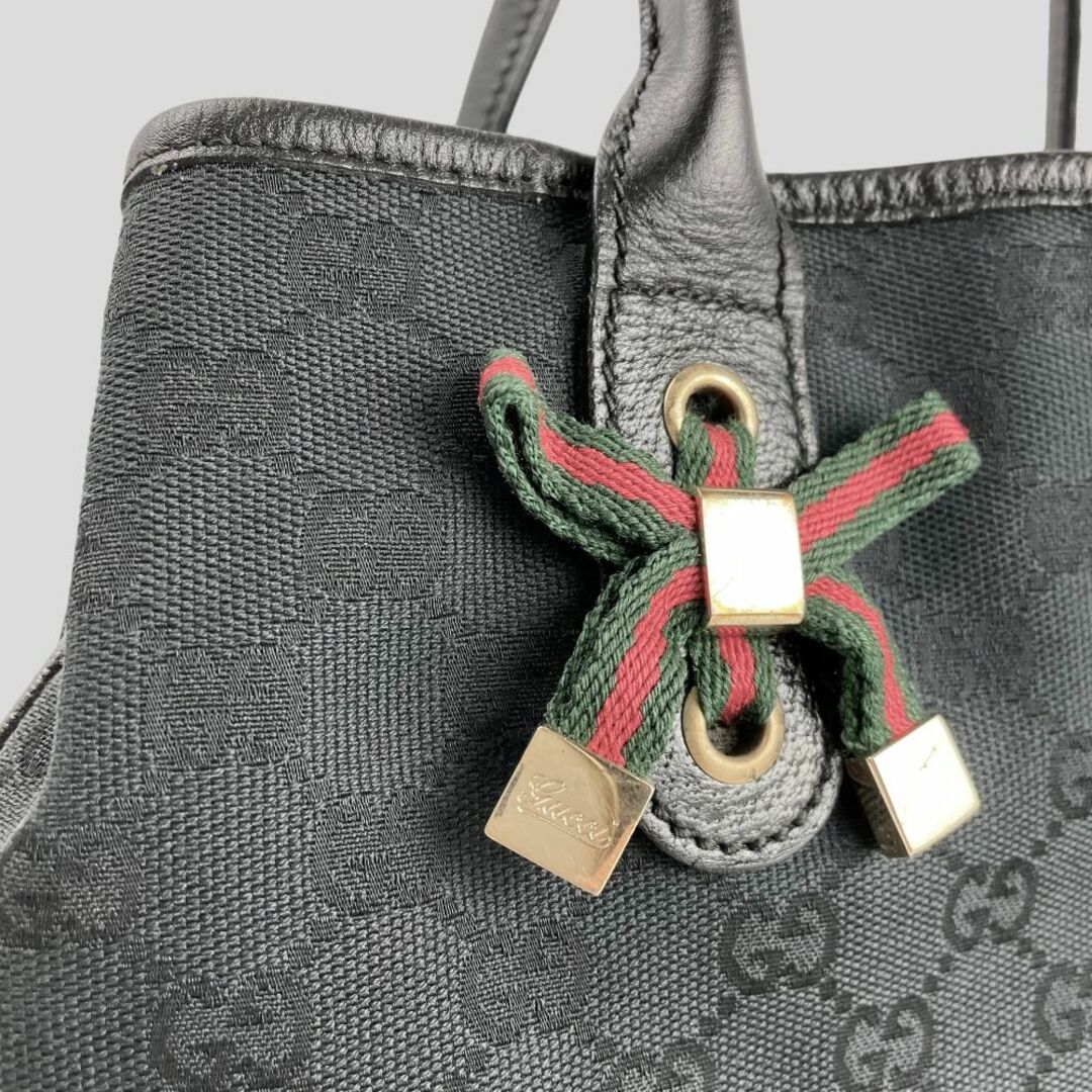 Gucci - □GUCCI グッチ□ GGキャンバス シェリーライン トート