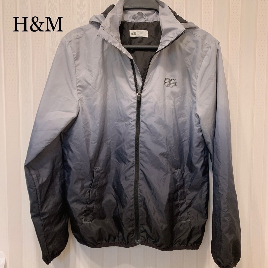 H&M(エイチアンドエム)のH&M/ウィンドブレーカー/パーカー/150/キッズ/ジュニア/ブルゾン/ キッズ/ベビー/マタニティのキッズ服男の子用(90cm~)(ジャケット/上着)の商品写真