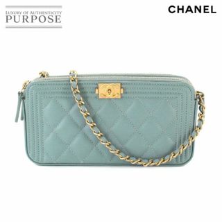 シャネル ボーイシャネル 財布(レディース)(ブルー・ネイビー/青色系