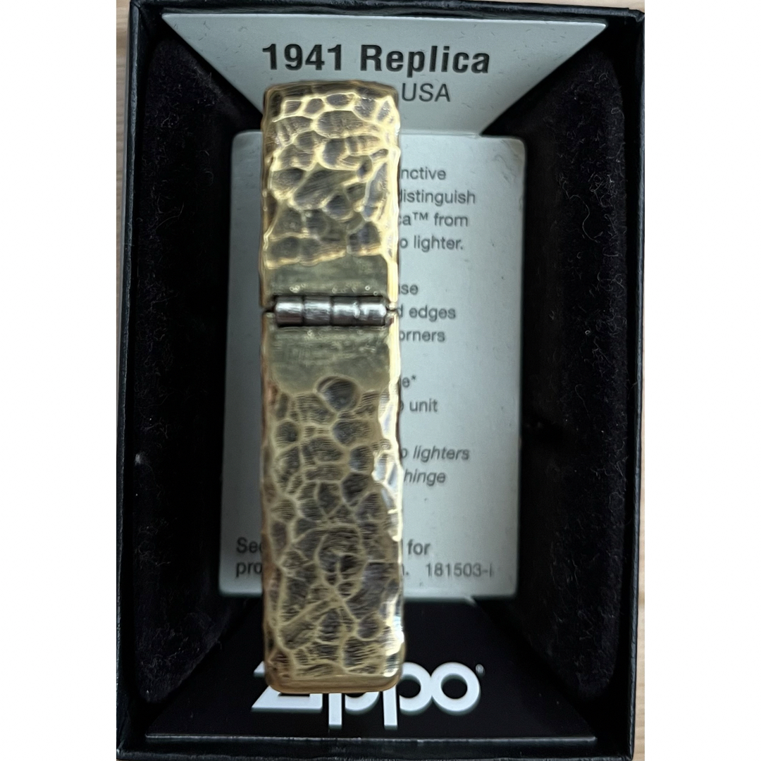 ZIPPO(ジッポー)のzippo　ジッポ　ゴールド　ハンマートーン　未使用　1941 メンズのファッション小物(タバコグッズ)の商品写真