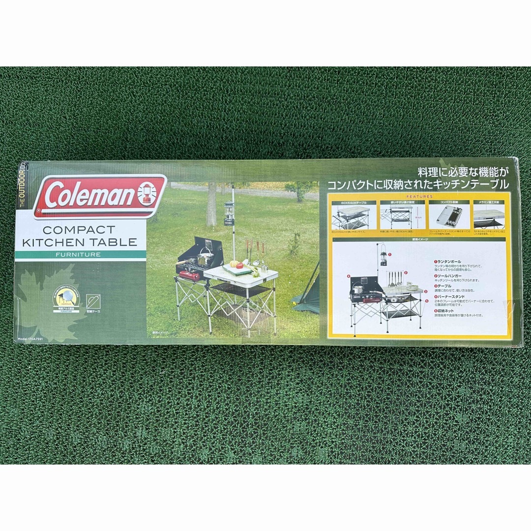 Coleman(コールマン)のColemanコンパクトキッチンテーブル スポーツ/アウトドアのアウトドア(テーブル/チェア)の商品写真