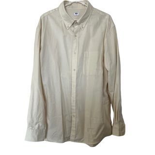 ユニクロ(UNIQLO)の【極美品】UNIQLO フランネルシャツ　ダウンボタンカラー(シャツ)