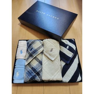 Ralph Lauren - 未使用☆ラルフローレン ハーフ タオルケット チェック