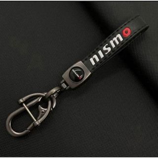 ニスモ(nismo)のニスモ(日産)デザイン・レザーキーホルダー(キーホルダー/ストラップ)