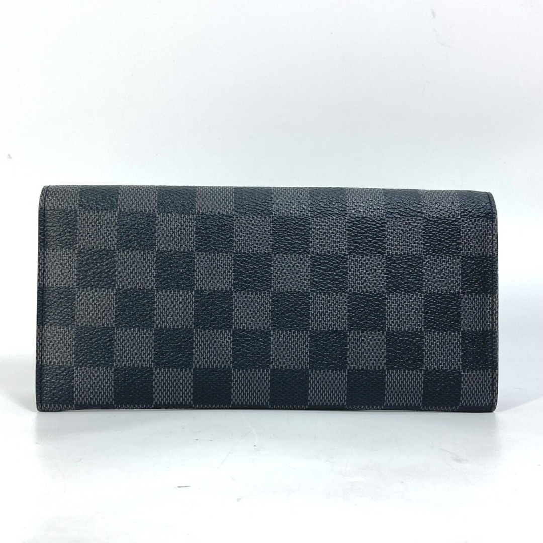 LOUIS VUITTON(ルイヴィトン)のルイヴィトン LOUIS VUITTON ポルトフォイユ・ロン モデュラブル N63084 ダミエグラフィット カードホルダー コインケース IDケース 長財布 ダミエグラフィットキャンバス ブラック 美品 メンズのファッション小物(長財布)の商品写真