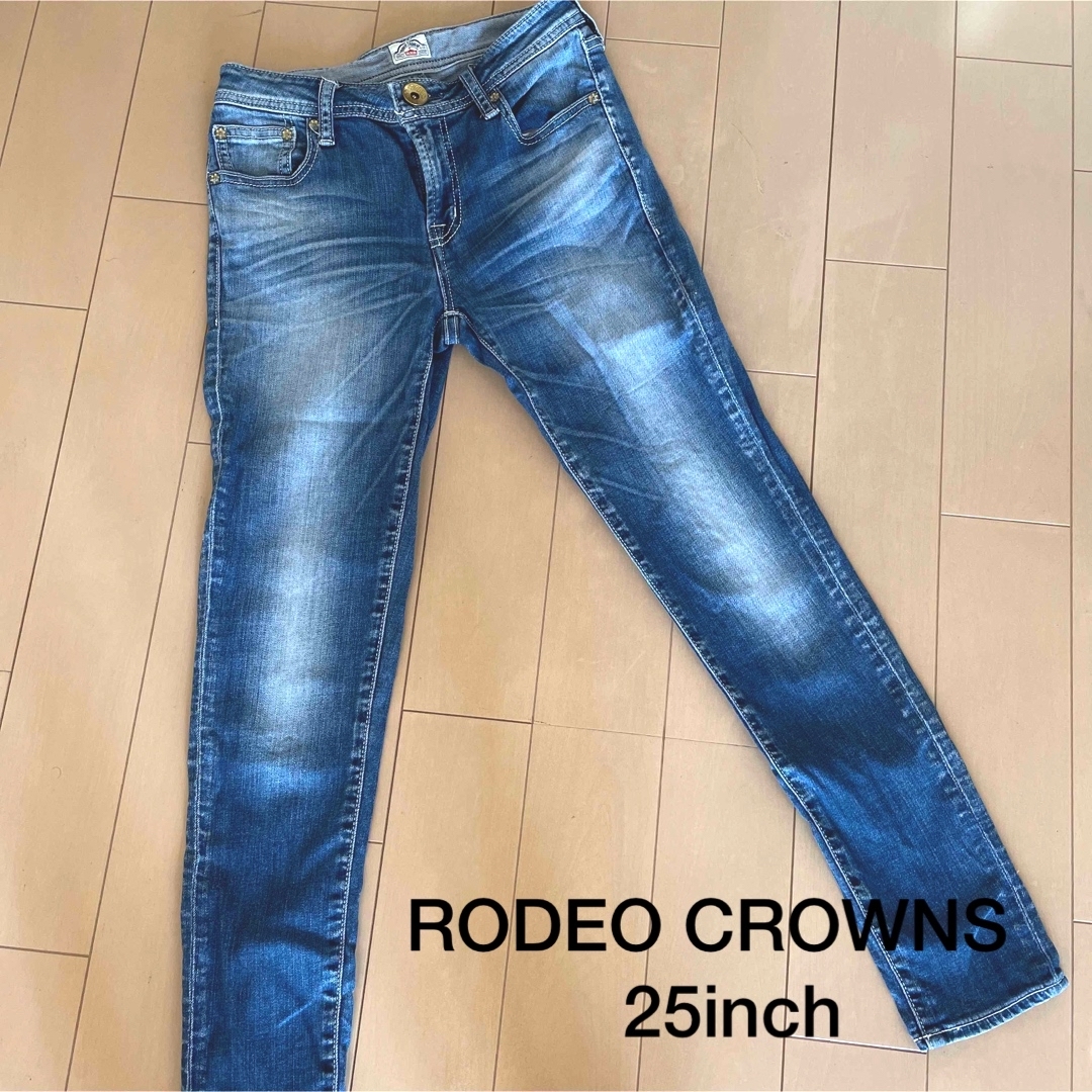 RODEO CROWNS(ロデオクラウンズ)のロデオクラウンズ　RODEO CROWNS 25インチ　レディース　スキニー　M レディースのパンツ(スキニーパンツ)の商品写真