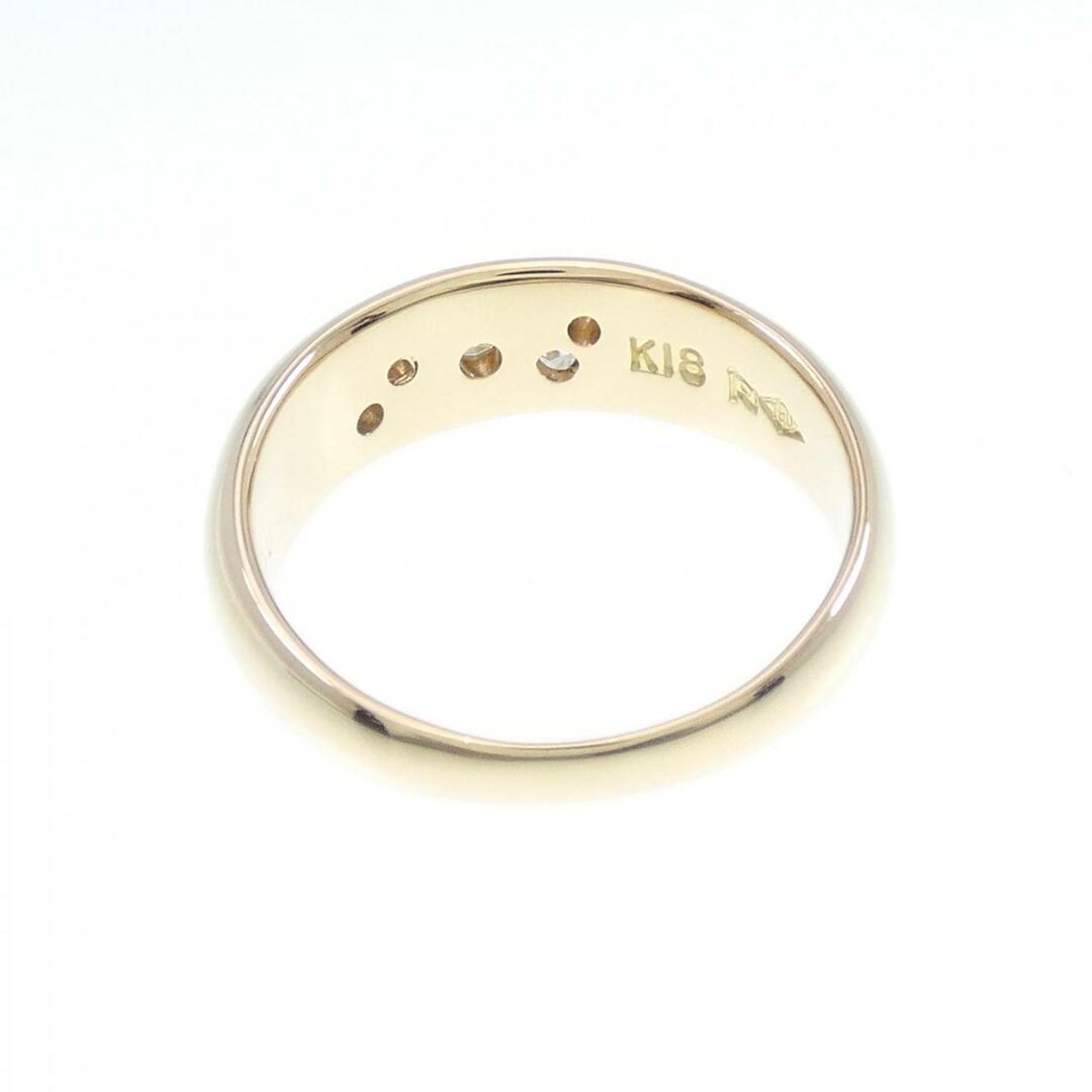 K18YG ダイヤモンド リング 0.24CT レディースのアクセサリー(リング(指輪))の商品写真