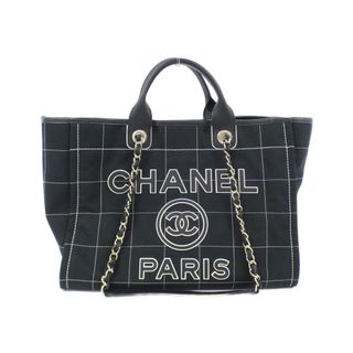 CHANELトートバッグ○ドーヴィルライン○ブラック