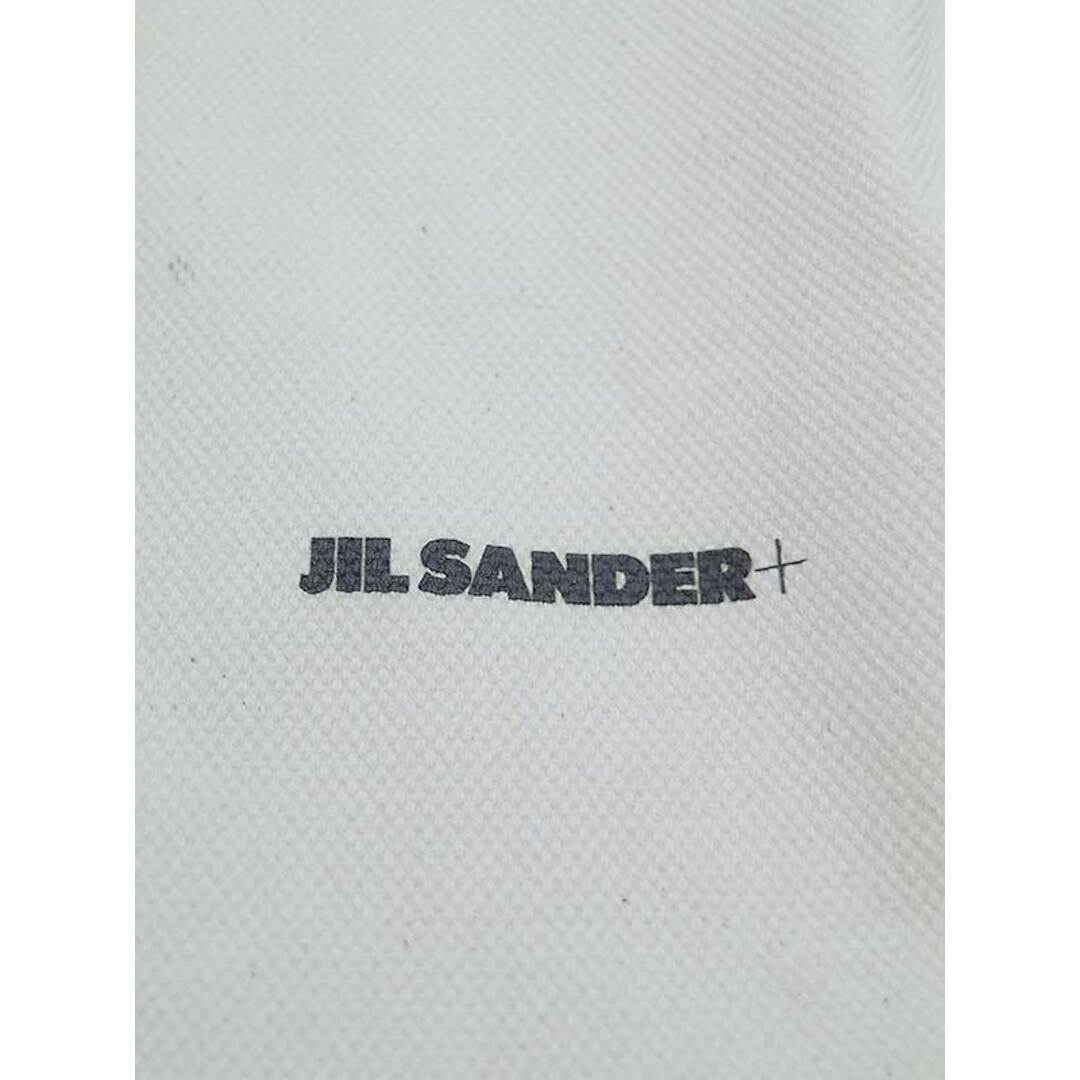 JIL SANDER＋ ジルサンダープラス ロゴキャンバスバケットバッグ アイボリー×ブラック