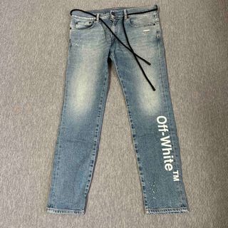 OFF-WHITE - Off-White ダメージデニム マイファスhiro着用の通販 by