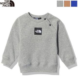 ザノースフェイス(THE NORTH FACE)のTHE NORTH FACE  ベビー スウェット80 グレー(トレーナー)