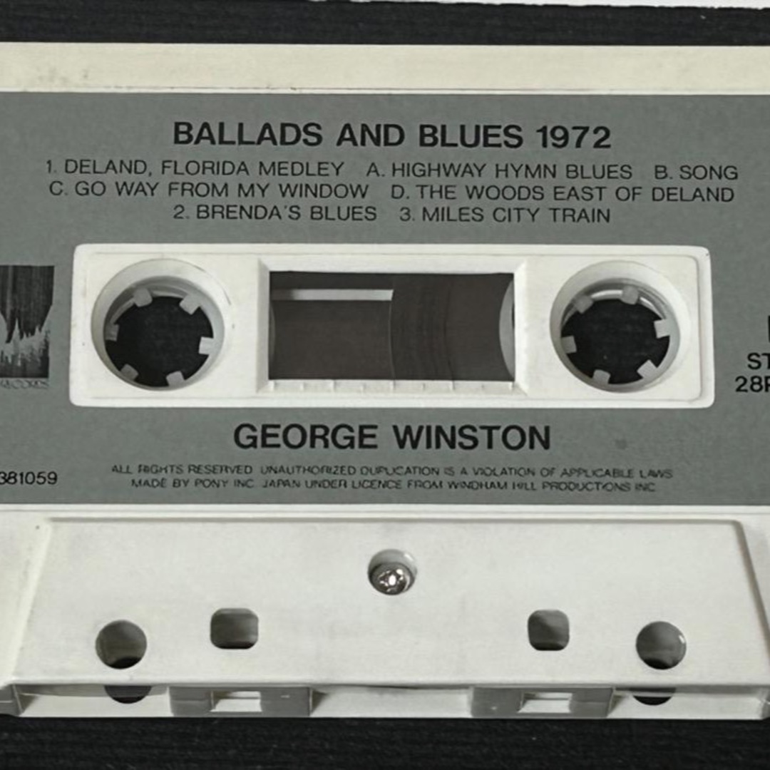 【かなり稀少】GEORGE WINSTON カセット「BALLADS.....」