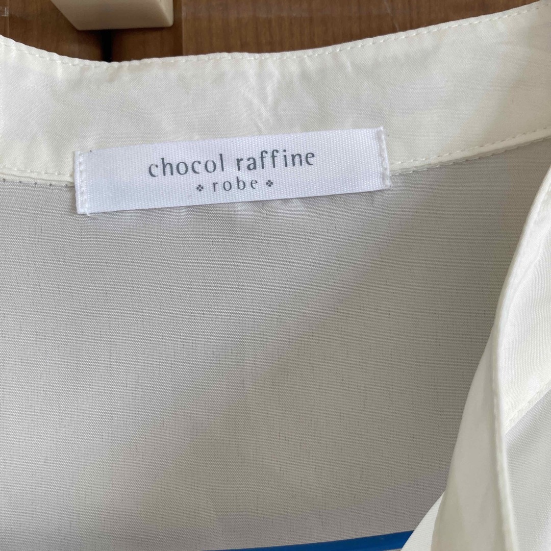 chocol raffine robe(ショコラフィネローブ)の未使用シャツロングワンピース　ロングシャツ レディースのトップス(シャツ/ブラウス(長袖/七分))の商品写真