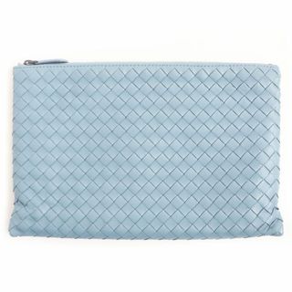 BOTTEGAVENETA ボッテガヴェネタ ビジネスバッグ VNブリーフケースイントレチャート ライトブルー 248395 良品  56855