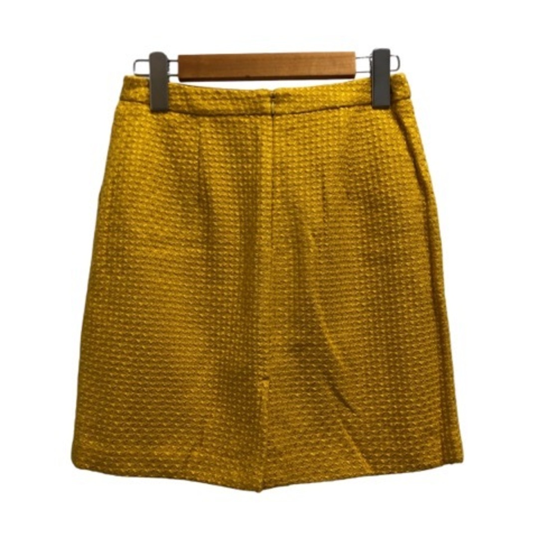 Rope' Picnic(ロペピクニック)のロペピクニック ROPE Picnic ミニスカート 台形スカート 黄 ※MZ レディースのスカート(ミニスカート)の商品写真
