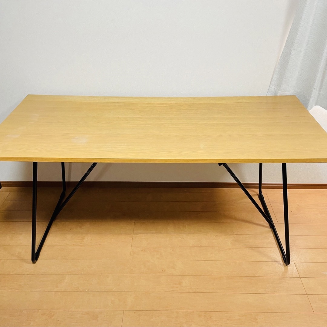 MUJI (無印良品) - 無印良品 MUJI折りたたみテーブル 幅160cm オーク材