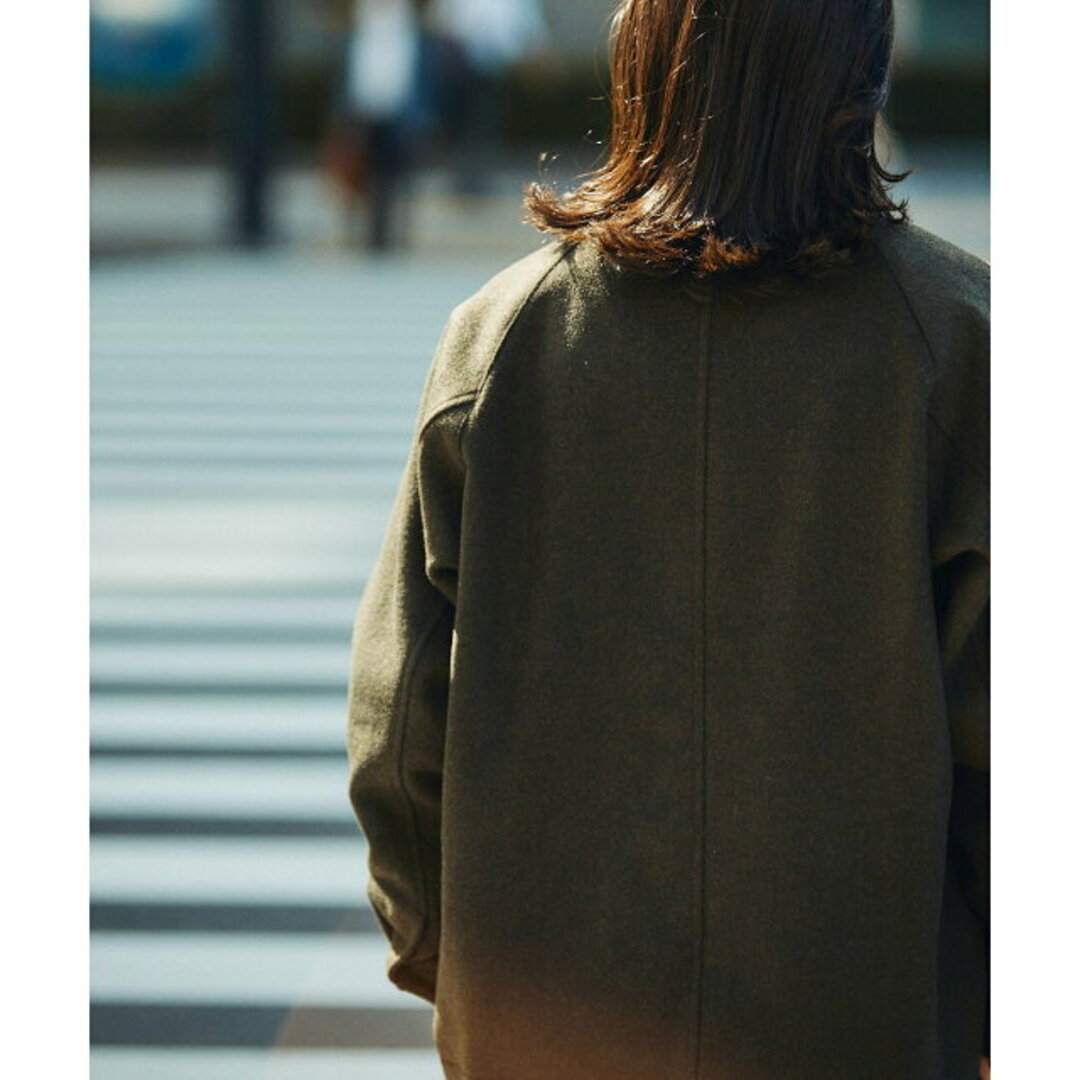 URBAN RESEARCH(アーバンリサーチ)の【KHAKI】ウールシャギーハリントンジャケット メンズのジャケット/アウター(ブルゾン)の商品写真