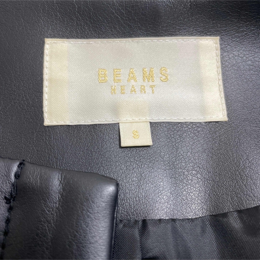 BEAMS(ビームス)のレザー　ジャケット　ライダース　美品 レディースのジャケット/アウター(ライダースジャケット)の商品写真