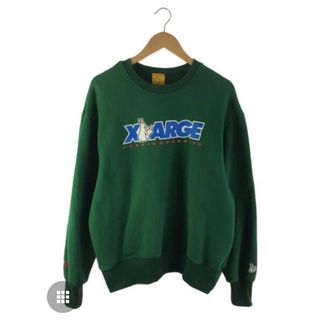 【即完売モデル】XLARGE スウェット 希少カラー　ブルー　立体ロゴ