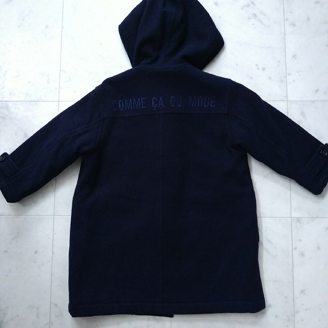 COMME CA DU MODE(コムサデモード)のCOMME CA DU MODE　☆　ダッフルコート　紺　110 キッズ/ベビー/マタニティのキッズ服男の子用(90cm~)(コート)の商品写真