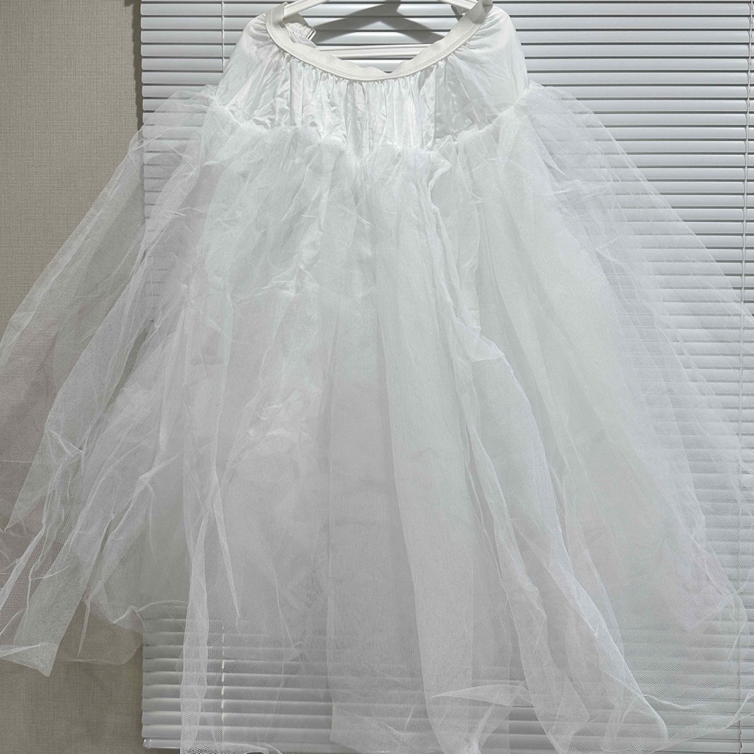 ウェディングドレス　パニエ　YNS WEDDING Aライン プリンセスライン レディースのフォーマル/ドレス(ウェディングドレス)の商品写真