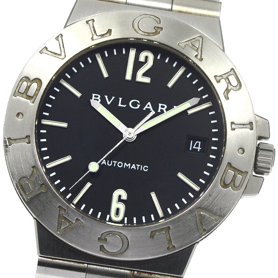 ブルガリ BVLGARI LCV38S ディアゴノ スポーツ デイト 自動巻き メンズ 箱・保証書付き_780381