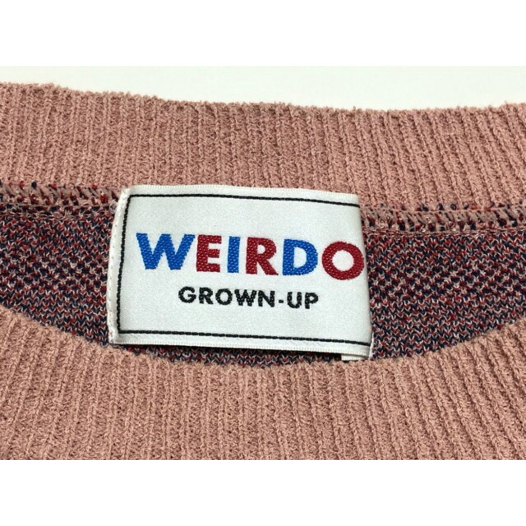 WEIRDO（ウィアード）ボーダー　ハーフスリーブ　ニット　セーター【E1394-007】 メンズのトップス(ニット/セーター)の商品写真