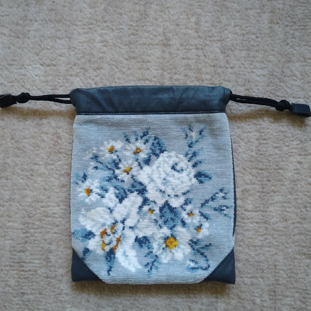ホットマン　アルパロ　シェニール巾着 レディースのファッション小物(ポーチ)の商品写真