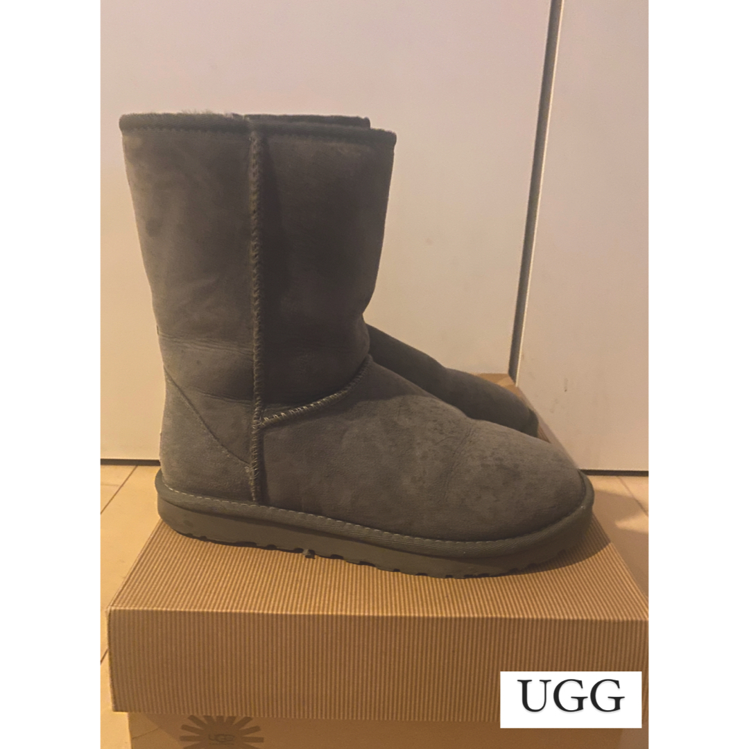 UGG アグ ムートンブーツ グレー 23cm | フリマアプリ ラクマ