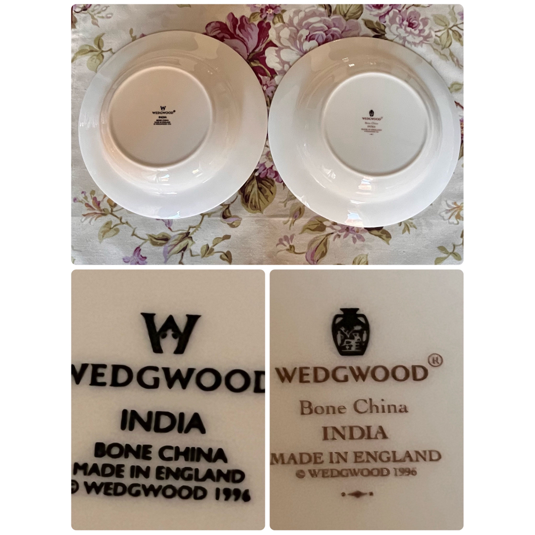 WEDGWOOD - 【レア美品】ウェッジウッド☆インディア☆深皿 2枚 WEDGWOOD - 【レア美品】ウェッジウッド☆インディア☆深皿 2枚