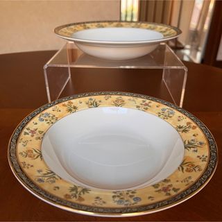 ウェッジウッド(WEDGWOOD)の【レア美品】ウェッジウッド★インディア★深皿　2枚(食器)