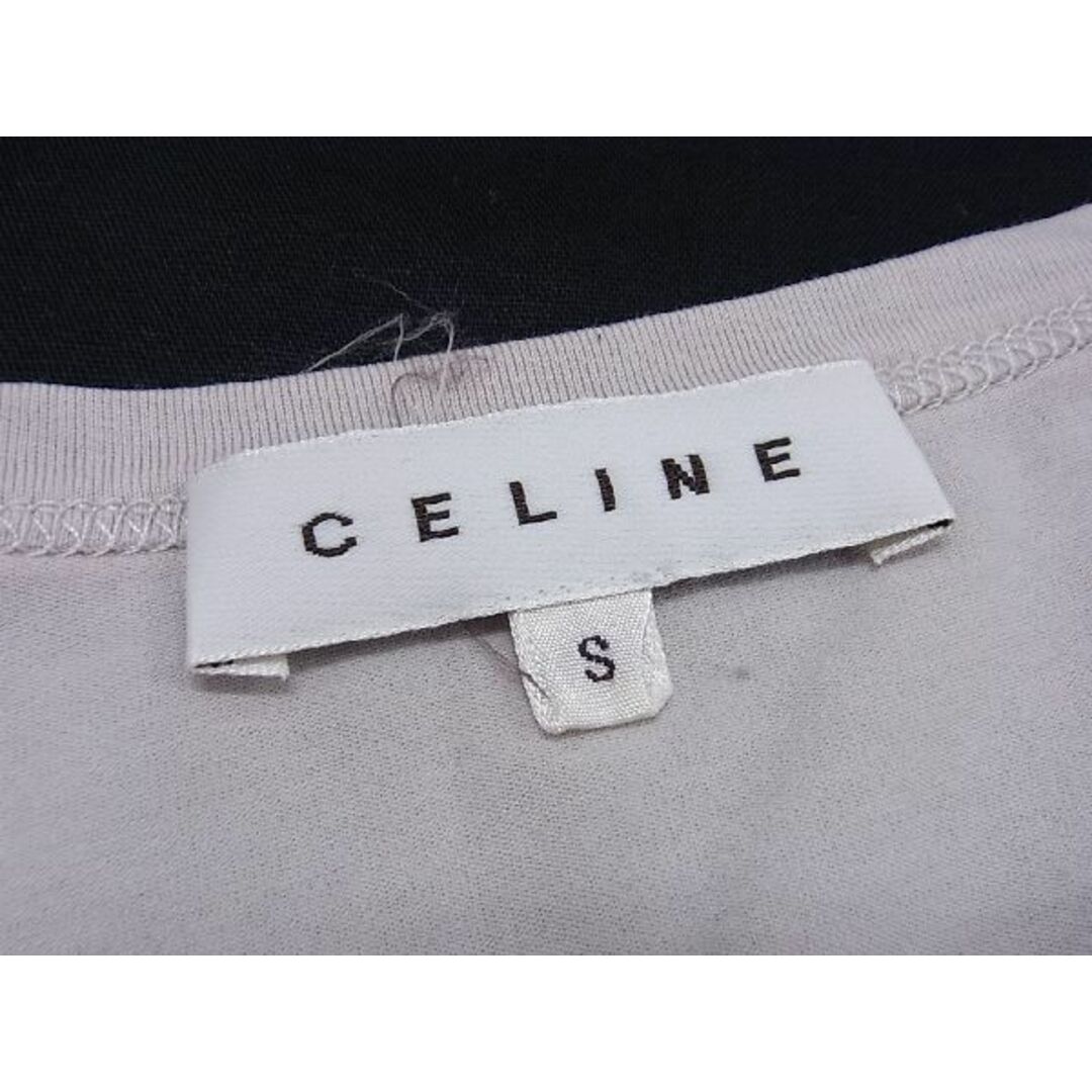 celine(セリーヌ)の■極美品■ CELINE セリーヌ コットン×ポリウレタン スパンコール 半袖 Tシャツ トップス 表記サイズS 洋服 グレージュ系 AQ4162 レディースのトップス(シャツ/ブラウス(長袖/七分))の商品写真