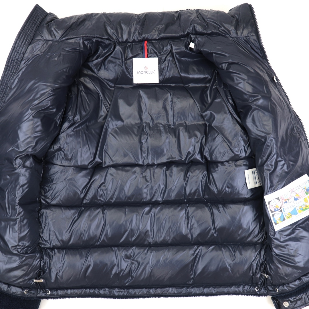 【美品】  MONCLER / モンクレール | MUREAUX GIUBBOTTO ミュロー ウール フード ダウン ジャケット | 2 | ネイビー | メンズ