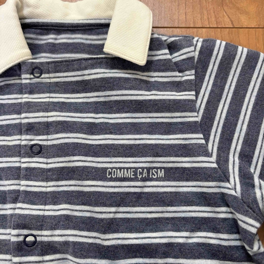 COMME CA ISM(コムサイズム)のコムサ&ユニクロ■ロンパース ベビー服■記名なし■サイズ50 60 70 キッズ/ベビー/マタニティのベビー服(~85cm)(ロンパース)の商品写真