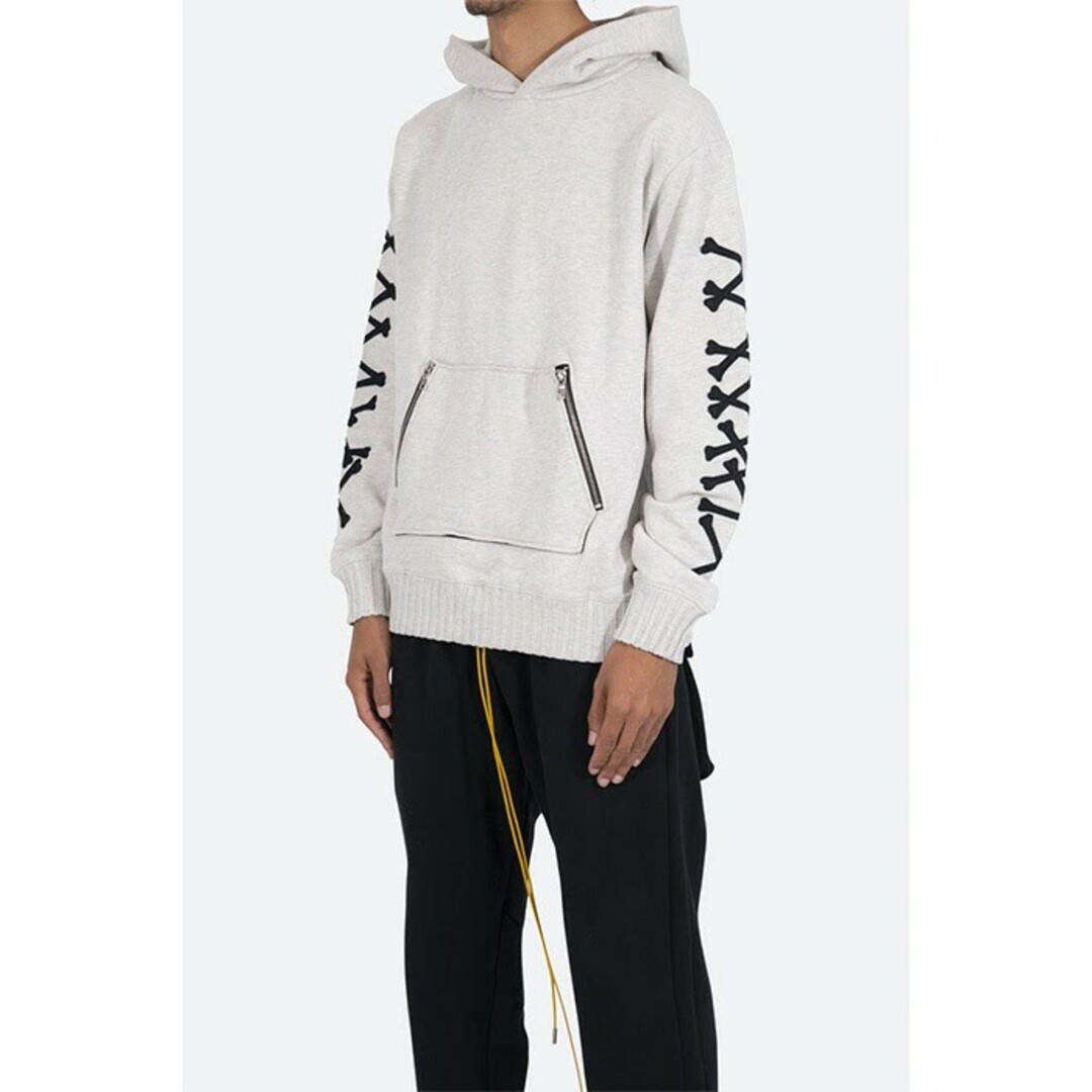 AMIRI(アミリ)のMNML ミニマル ボーンズ パーカー グレー XXL メンズのトップス(パーカー)の商品写真