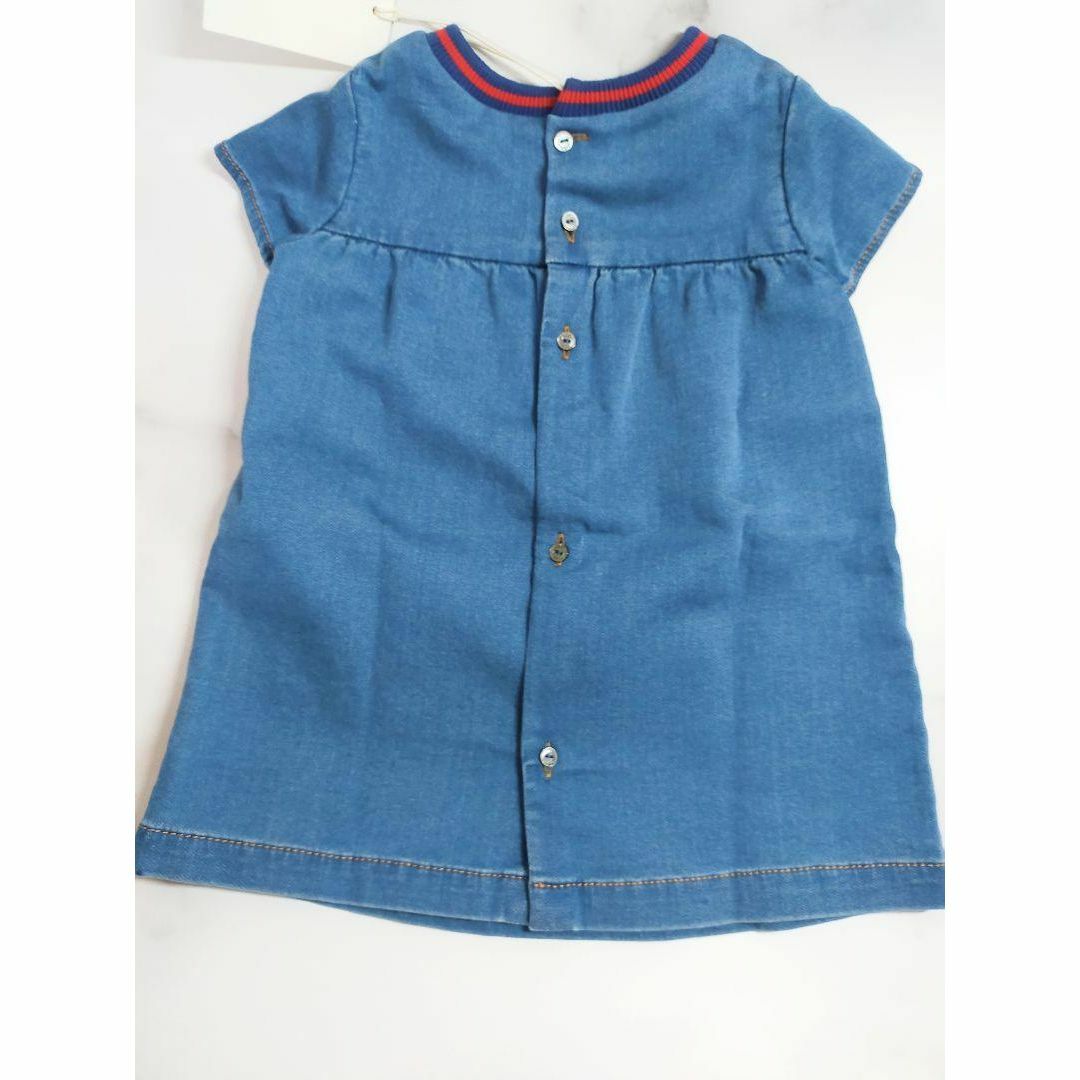 Gucci(グッチ)のGUCCI グッチ ワッペン付き キッズ ワンピース TK357 キッズ/ベビー/マタニティのキッズ服女の子用(90cm~)(ワンピース)の商品写真