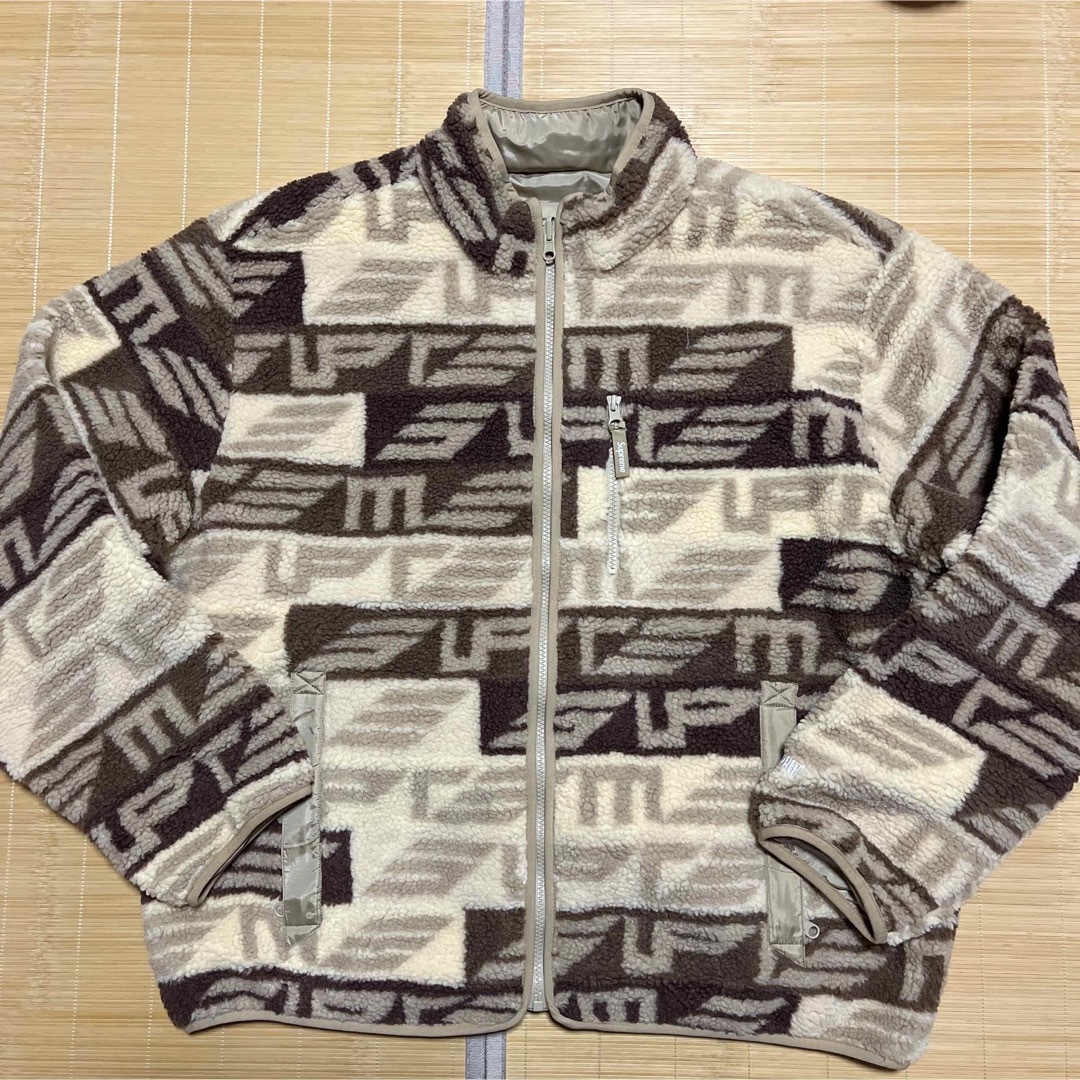 Supreme Geo Reversible Fleece JACKET XL